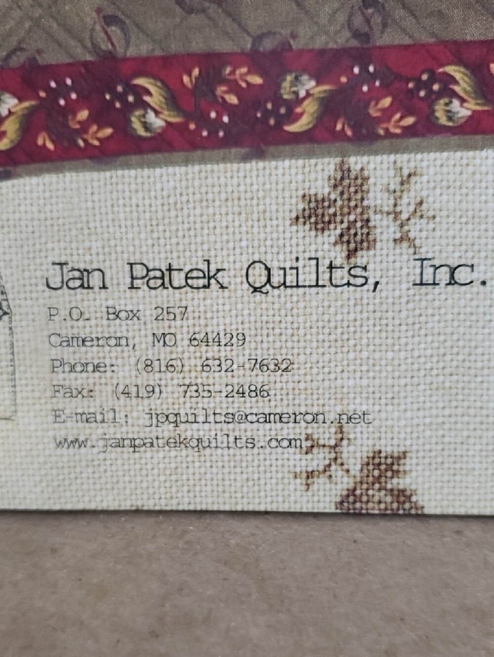Set of Four Jan PATEK Applique Quilt Pattern Booklets - Picture 4 of 8